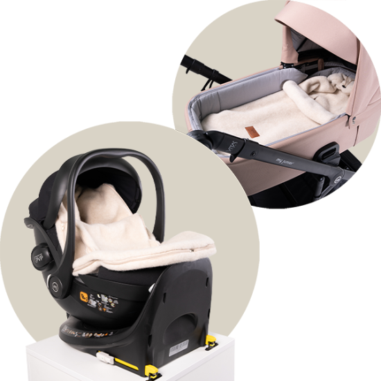 My Junior Kinderwagen - my junior® ThermoWool 2en1...